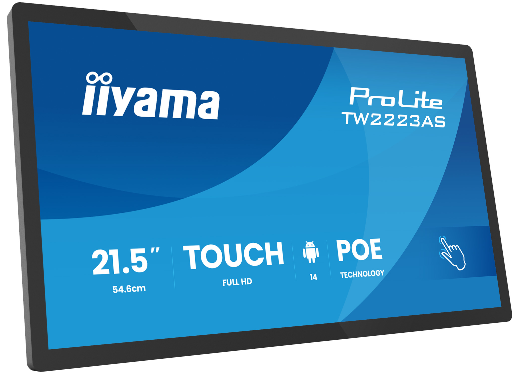 iiyama55.0cm (21,5") TW2223AS-B3P 16:9 M-Touch USBC Android