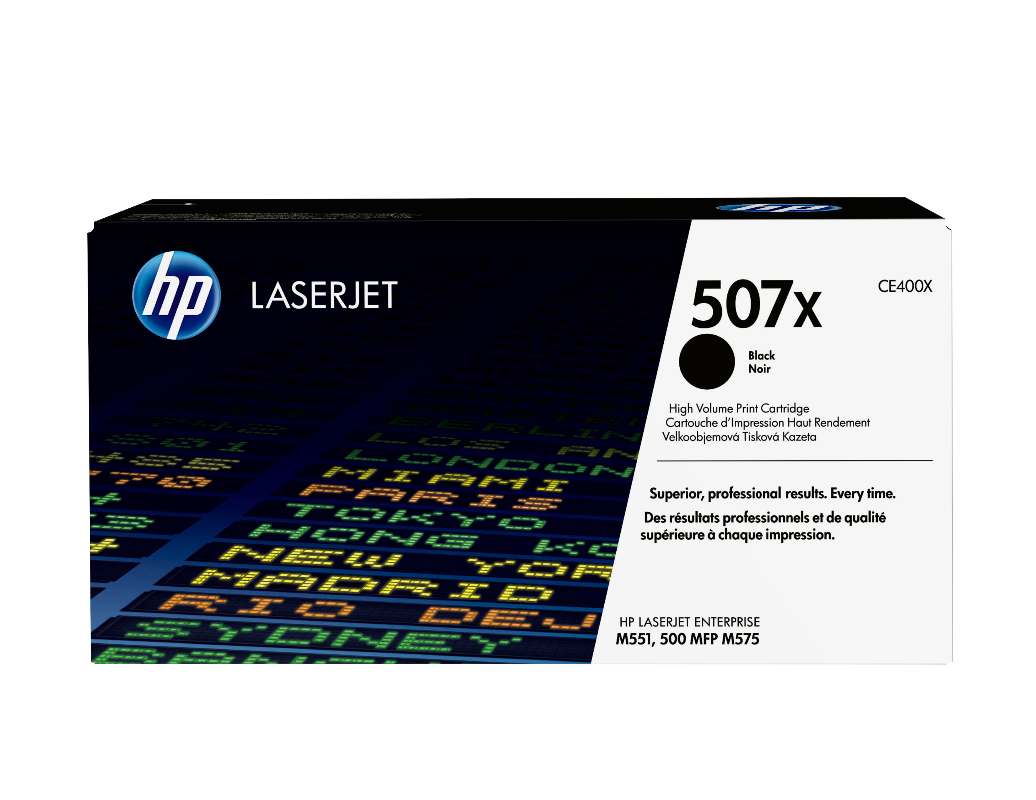 HP Toner 507X CE400X Schwarz Hohe Kapazität