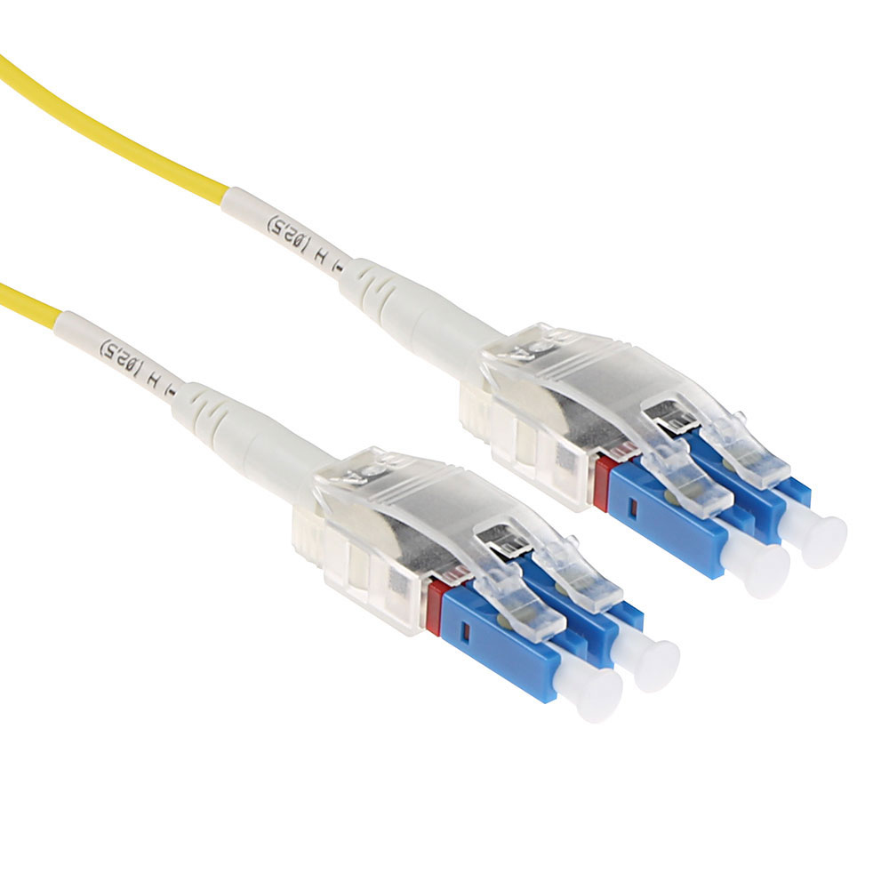 5 meter Singlemode 9/125 OS2 Polarity Twist fiber cable with LC connectors
