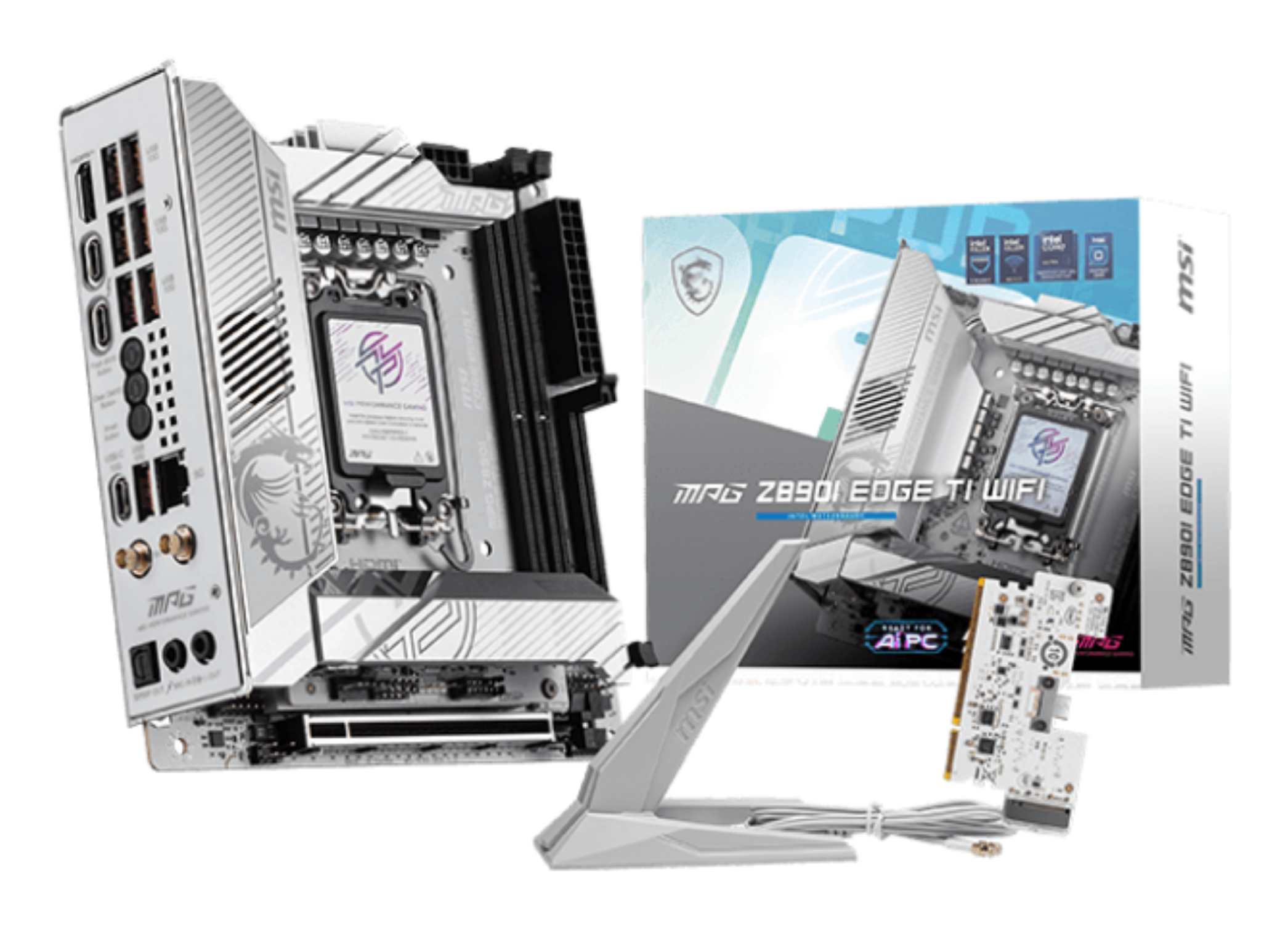 MSI MPG Z890I EDGE TI WIFI Mini ITX LGA1851 sokkel Intel Z890
