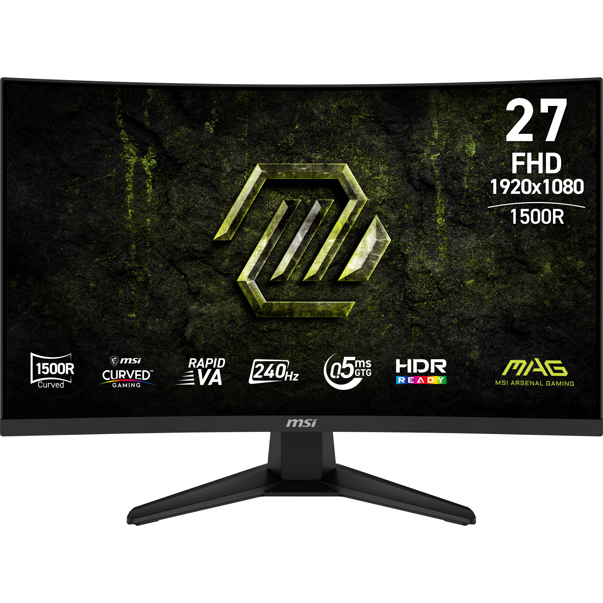 68,6 cm (27") 1920 x 1080 Pixel MSI 9S6-3CE91H-012 16:9 Full HD Rapid VA 0,5 ms 240 Hz HDR DisplayPort HDMI VESA