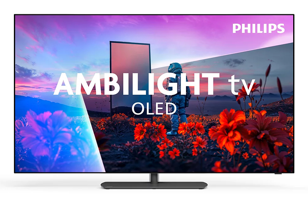 Philips 65OLED811/12 (164 cm (65 Zoll), schwarz/grau, UltraHD/4K, Ambilight 3-seitig, 120Hz Panel)