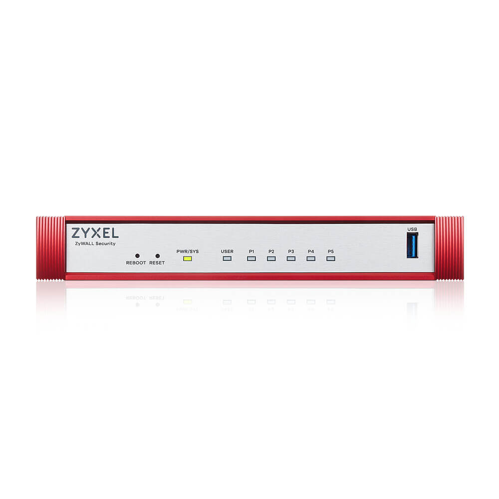 Zyxel USG FLEX 50H | 5 Gigabit user-definable ports, 1*USB with 1 YR Entry Defense Pack