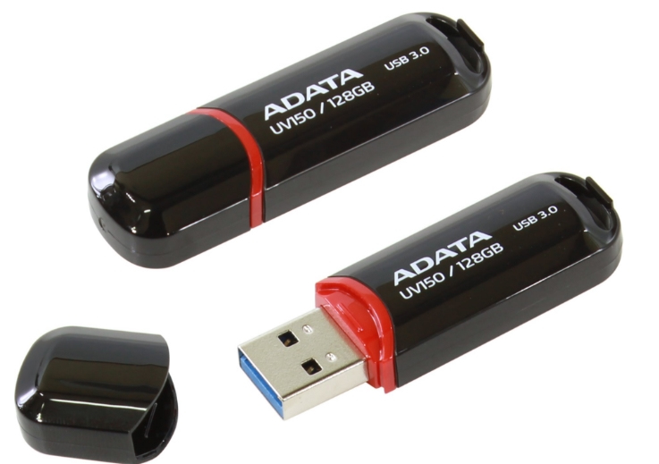 ADATA DashDrive UV150 128GB USB 3.0 USB stick Sort