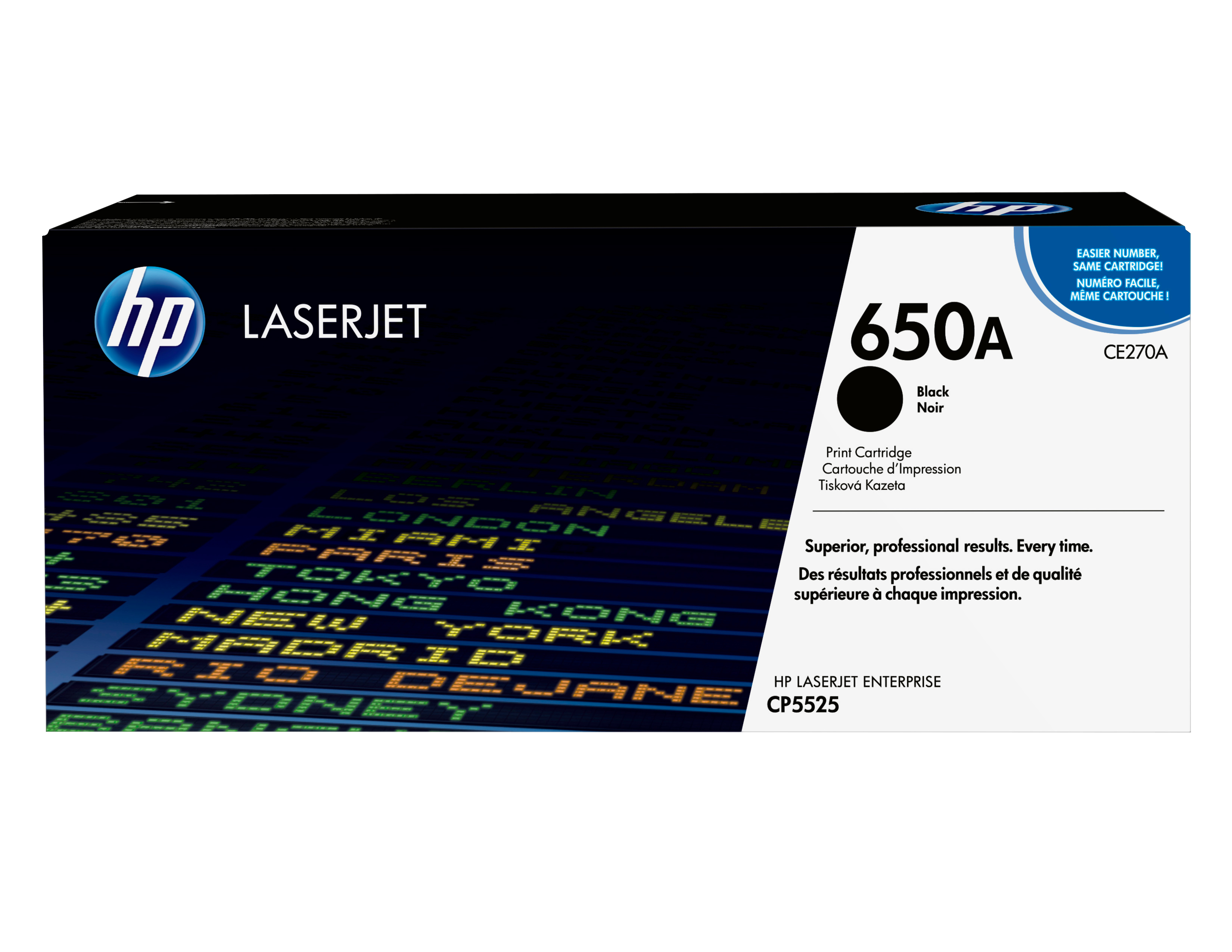 HP original Colour LaserJet CE270A Toner cartridge black standard capacity 13.500 pages 1-pack