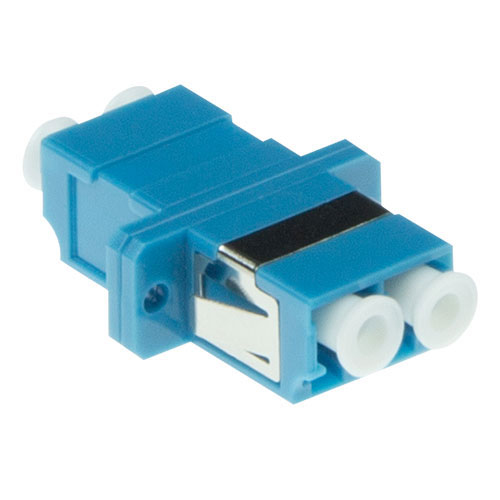 Fiber optic LC duplex adapter singlemode OS2