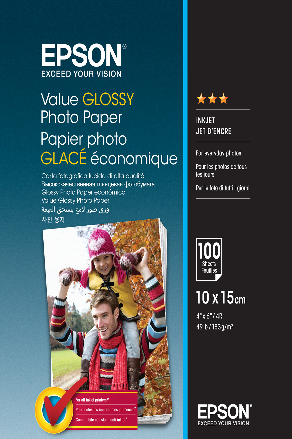 EPSON Value Photo Paper 10x15cm 100 sheets