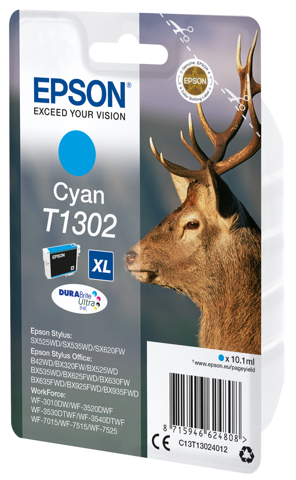 Epson XL DURABrite Ultra Ink | 765Pages | Cyan