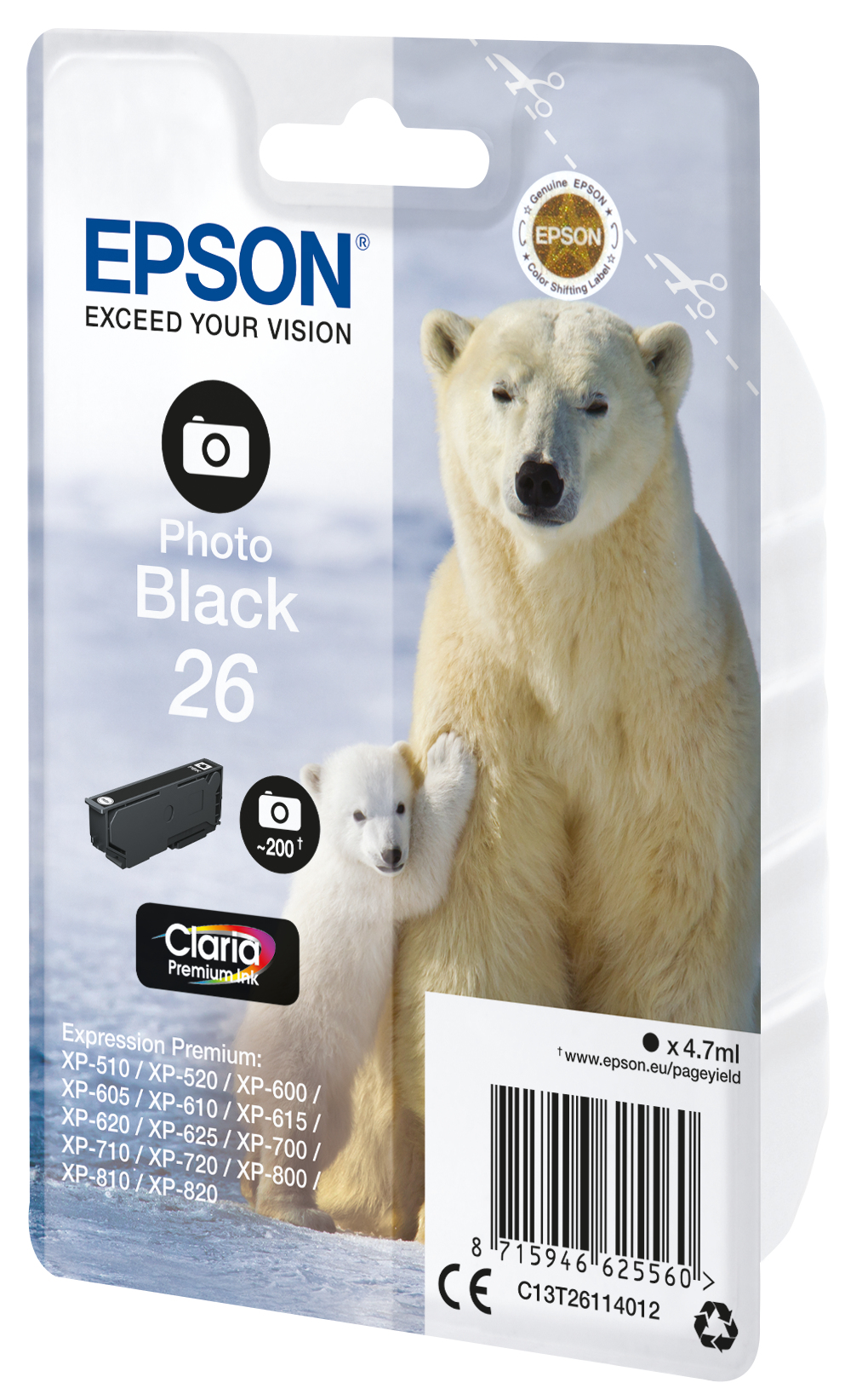 Epson C13T26114012 photo black