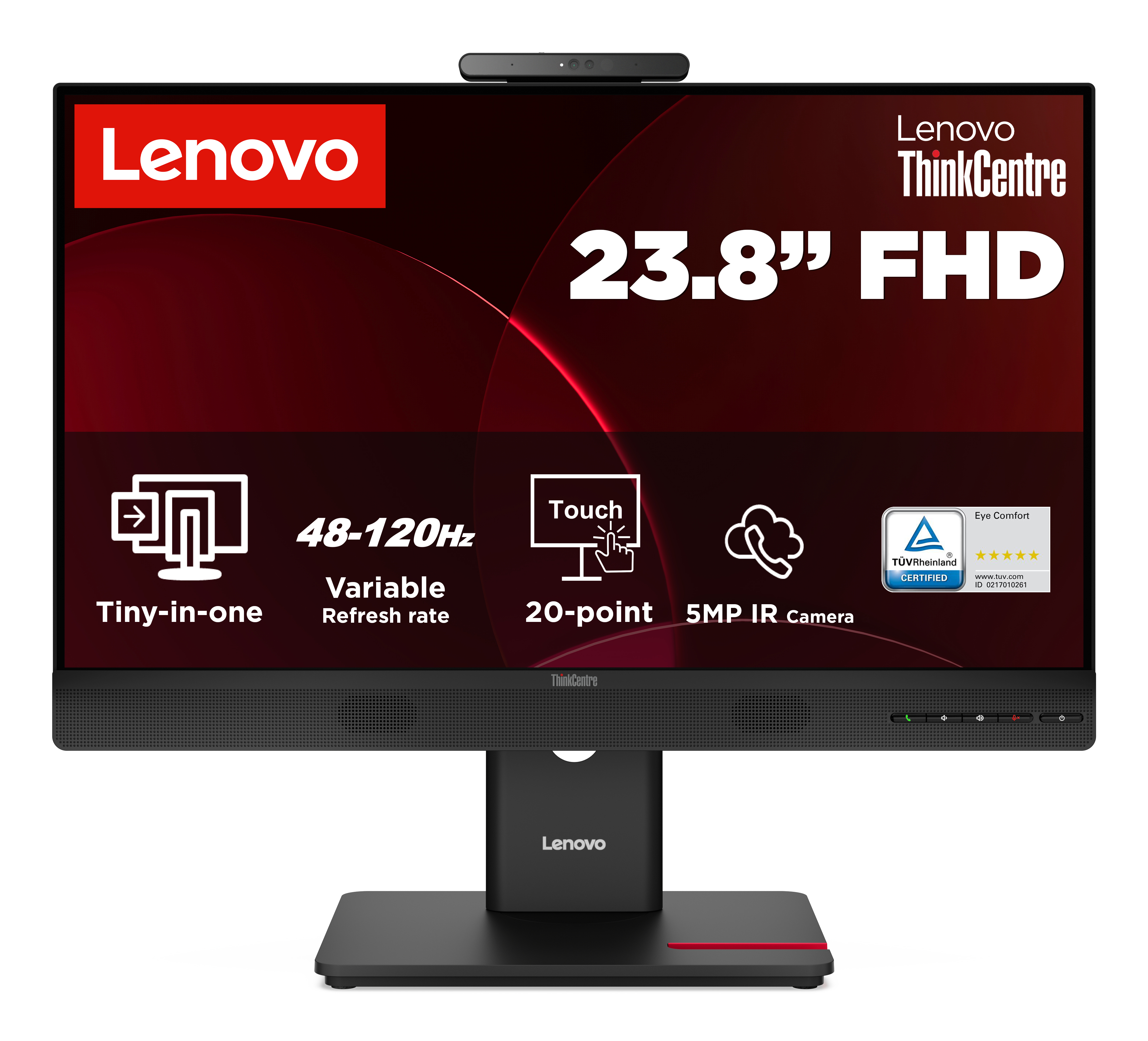 LENOVO ThinkCentre TIO24 Touch Gen6 23.8inch FHD 16:9 48-120Hz 250cd/m2