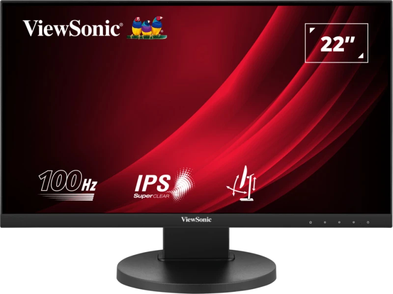 55,9cm/22" (1920x1080) ViewSonic VG2208A 16:9 FHD IPS 5ms 100Hz HDMI DP Speaker Black