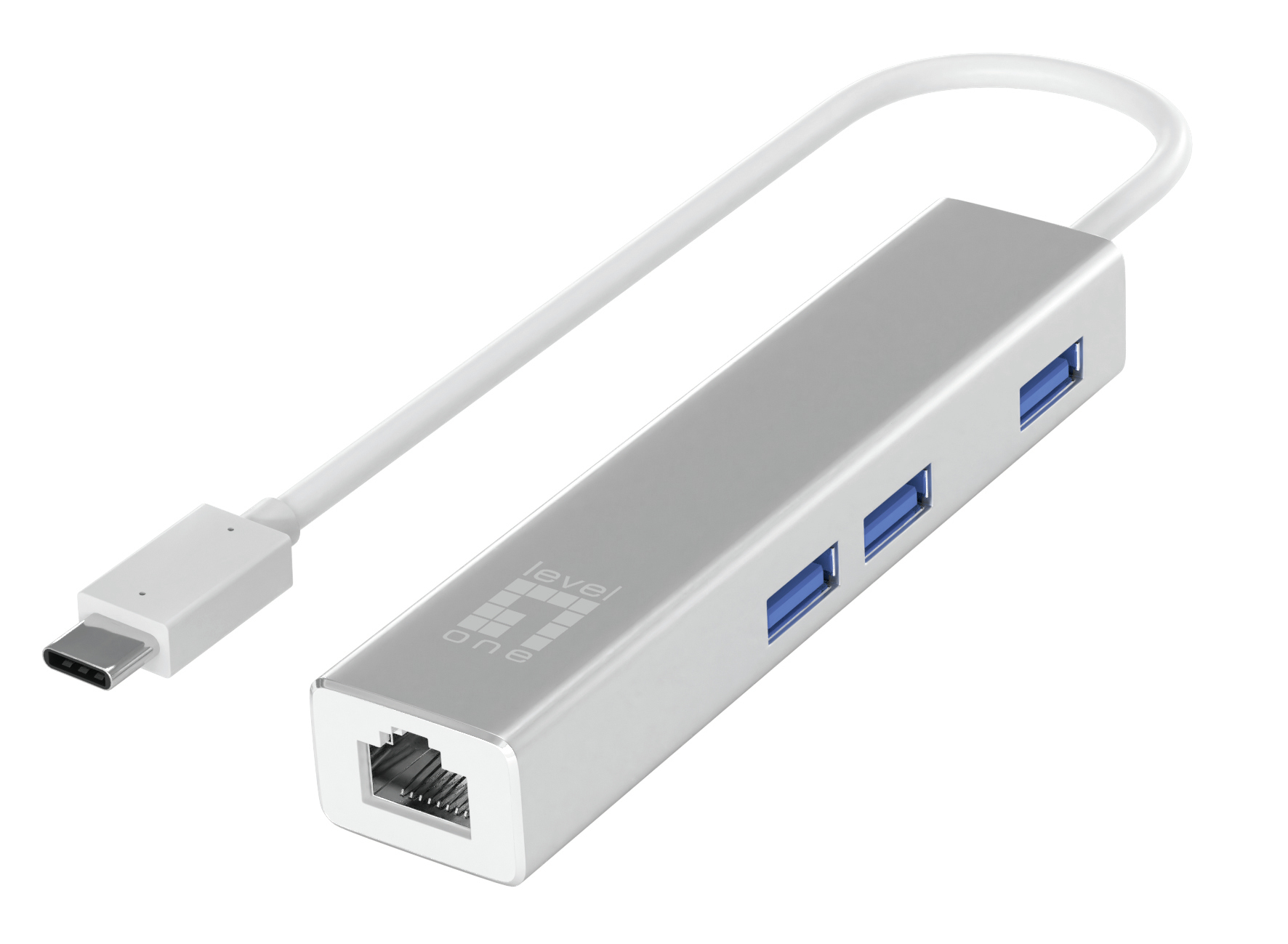 Adapter USB-C -> RJ45 10/100/1000.3xUSB3.0 0.15m si
