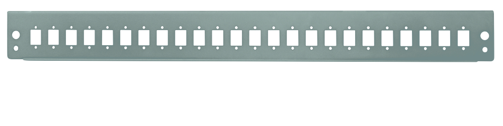 Logilink Fiber Front Panel 24 LC-Duplex or SC-Simplex, light grey