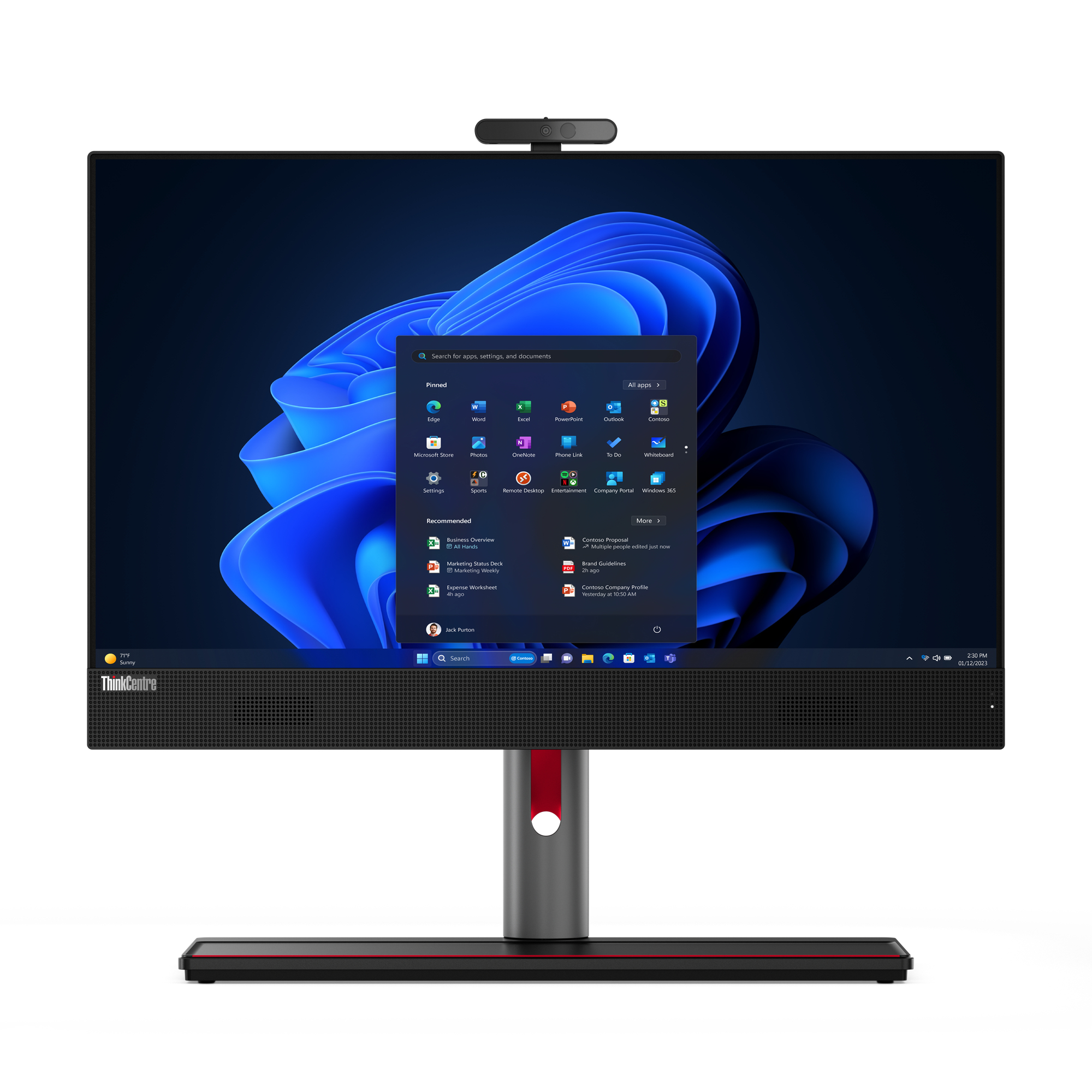 AIO Lenovo ThinkCentre M90a G5 i5-14400/8GB/512GBSSD/W11 Pro QWERTY