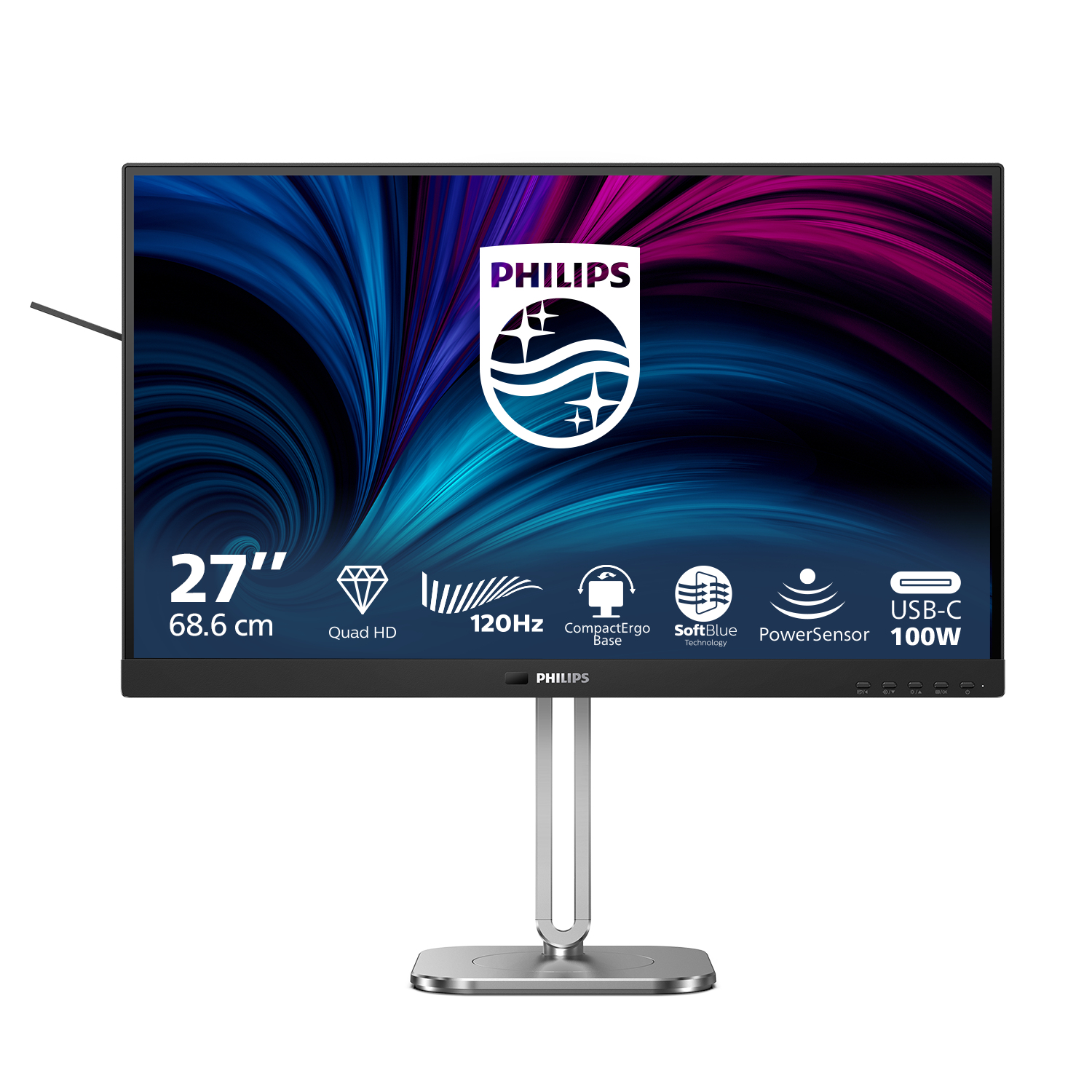 Philips 68.5cm (27.0") 27B2U4601 16:09 HDMI+DP+USB-C black