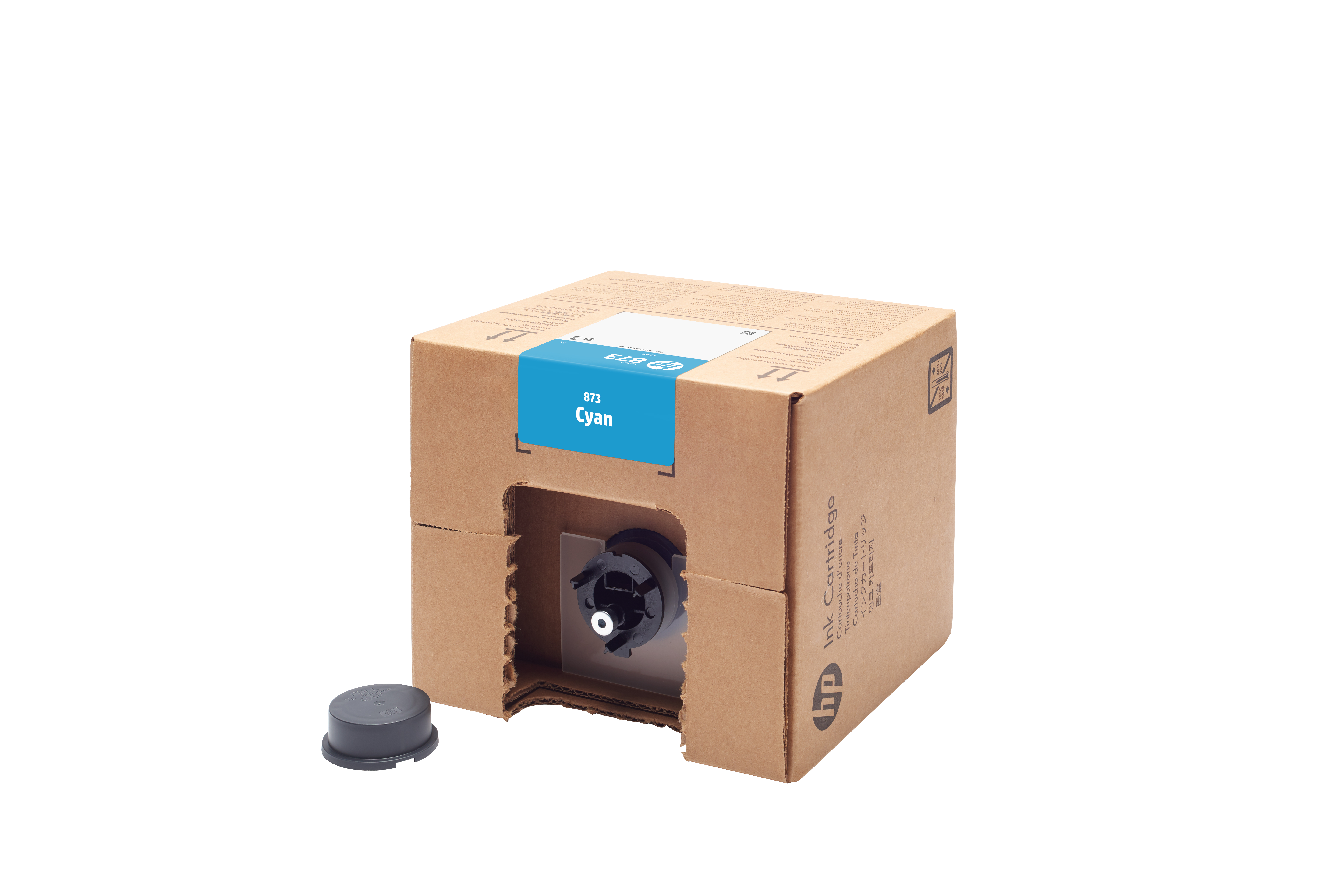 HP 873 - 3 L - Cyan - original - Latex - Tintenpatrone - fr Latex 800, 800 W