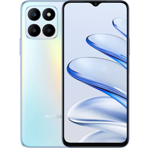 Honor 70 Lite - 5G smartphone - dual-SIM - RAM 4 GB / Intern hukommelse 128 GB - Titansølv