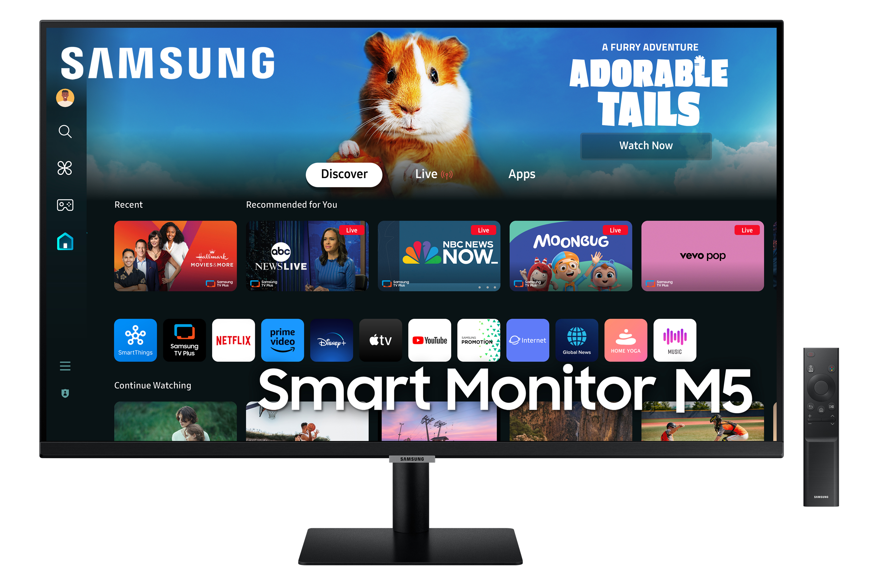 68,6 cm (27") 1920 x 1080 Pixel SAMSUNG LS27DM500EUXDU 16:9 Full HD VA 4 ms 60 Hz HDR HDMI USB-Hub VESA Speaker