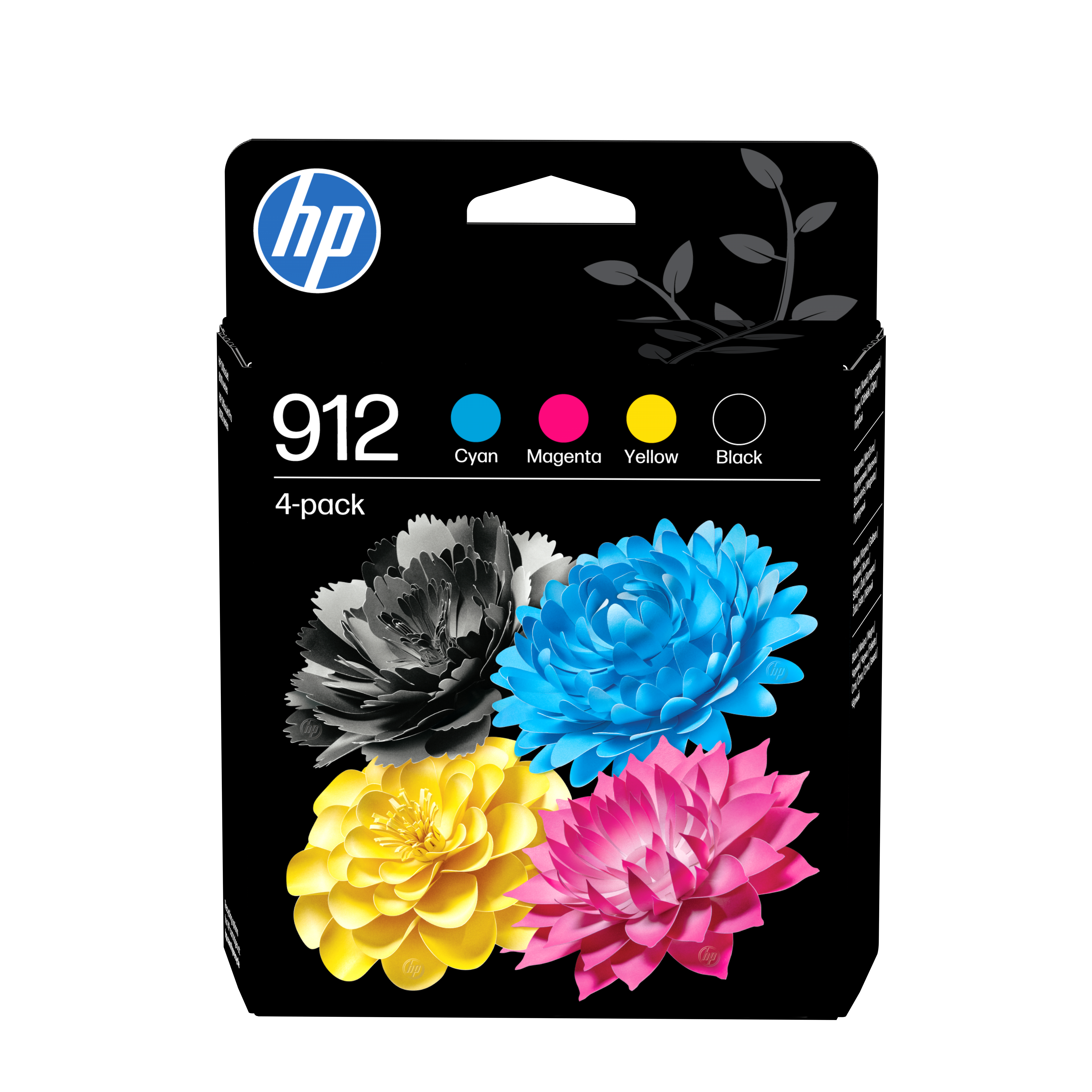 HP 912 - 4 pakker - sort, gul, cyan, m
