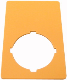 EATON M22-XZK Schild NOT-AUS gelb 216470 50x33mm blanko 216470