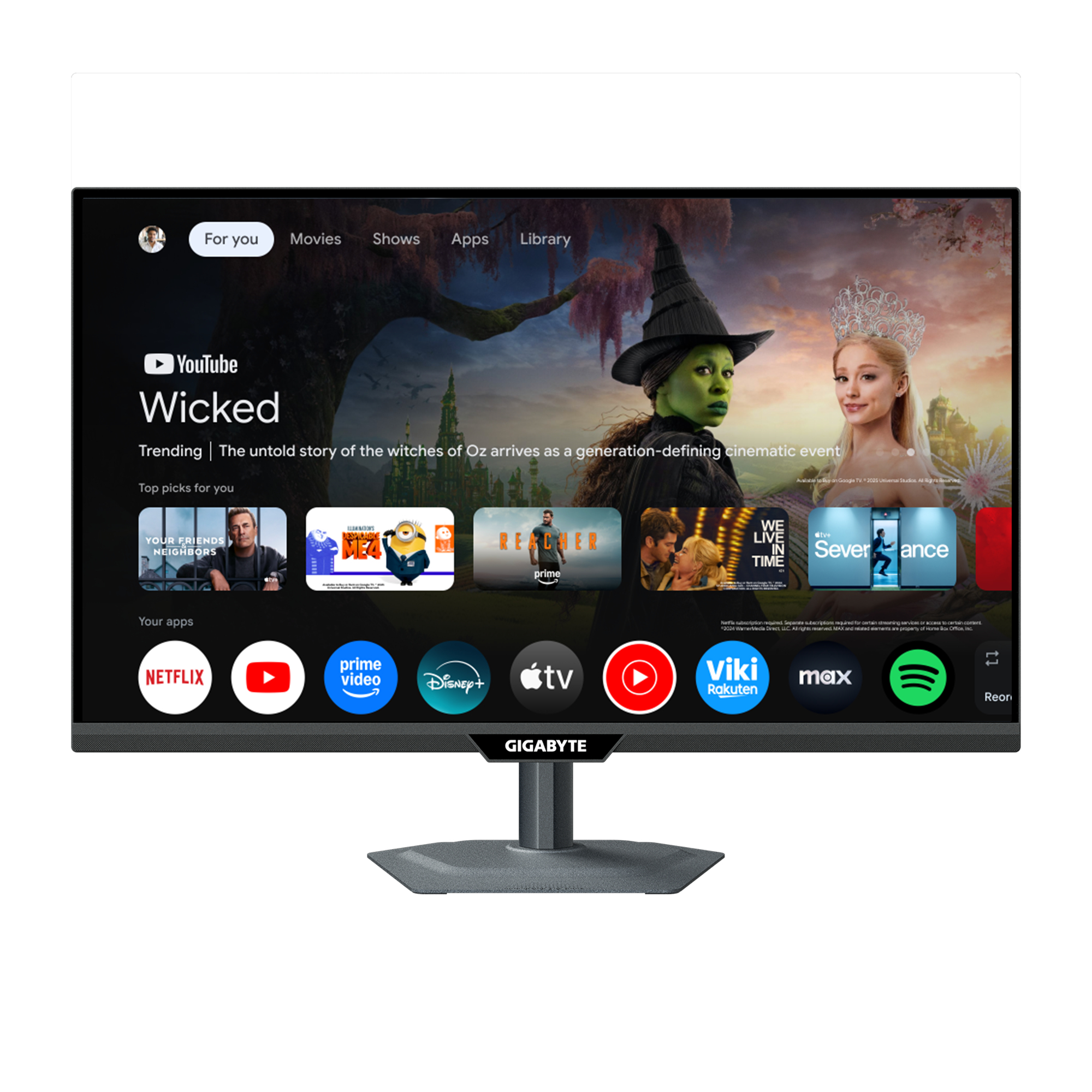 GigaByte M27QS Gaming Monitor 68,6 cm (27 Zoll) schwarz