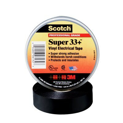 3M SCOTCH 33+, 1 Stück(e), Schwarz, 600 V, 6 m, 0,178 mm
