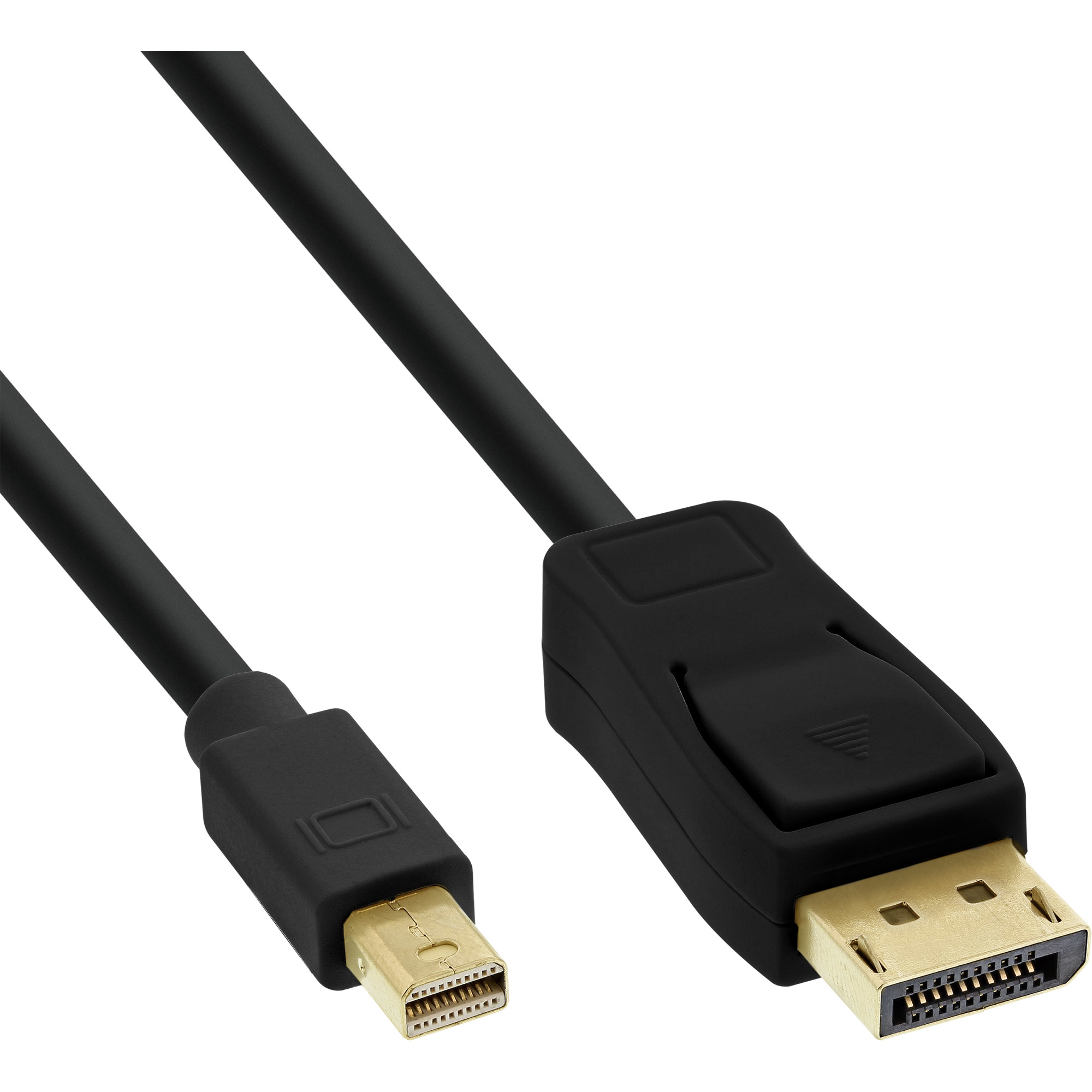 Intos Inline Mini DisplayPort -> DisplayPort 1.2 - 3,0m - schwarz - 4K/60Hz