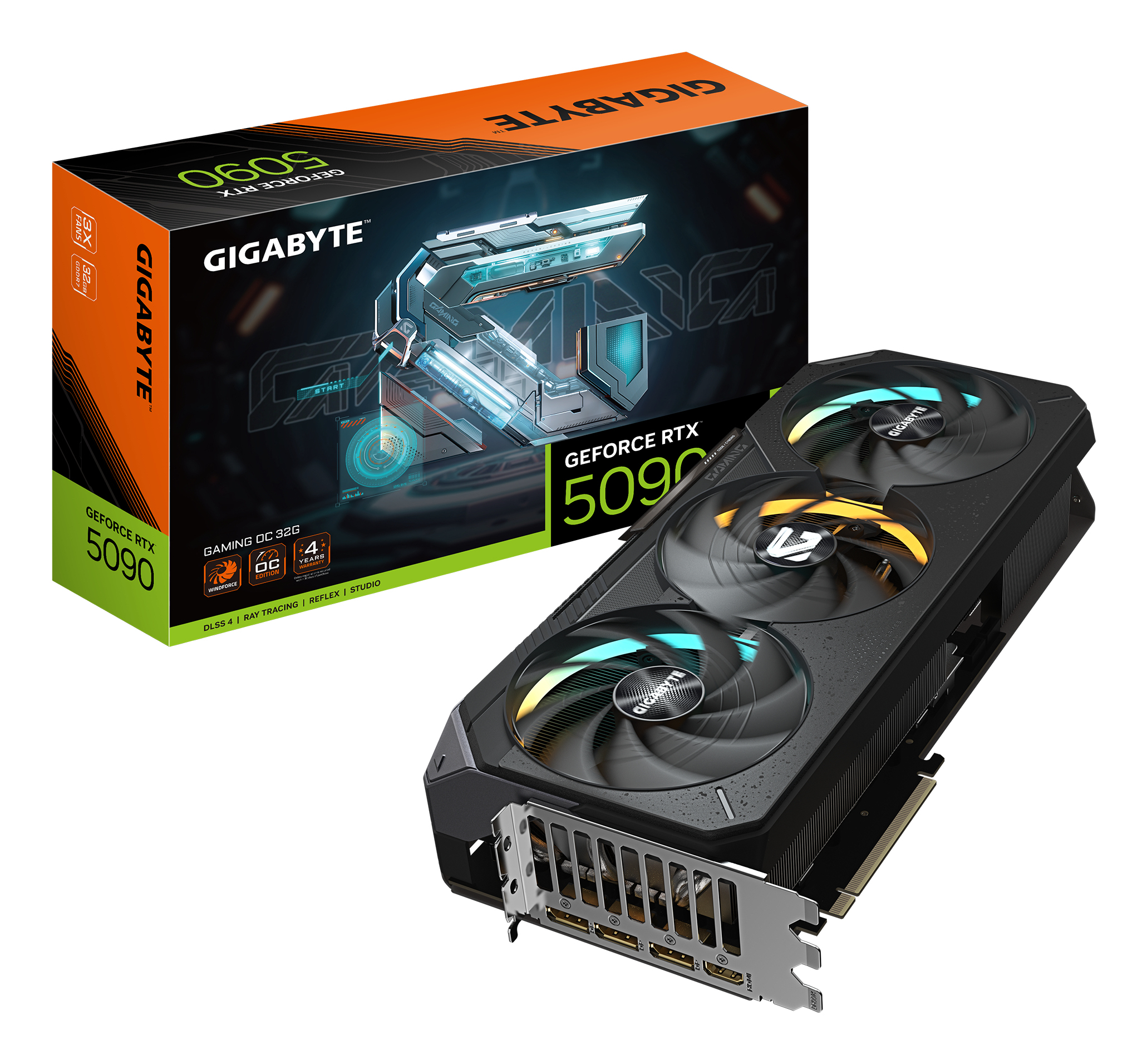 RTX 5090 32GB Gigabyte Gaming OC GDDR7 3Fan