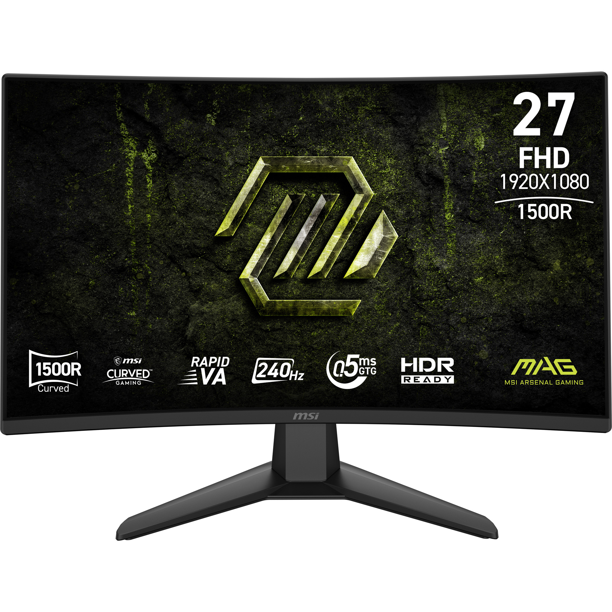 MSI MAG 274CF X24 27 Rapid VA 1920 x 1080 (Full HD) HDMI DisplayPort 240Hz
