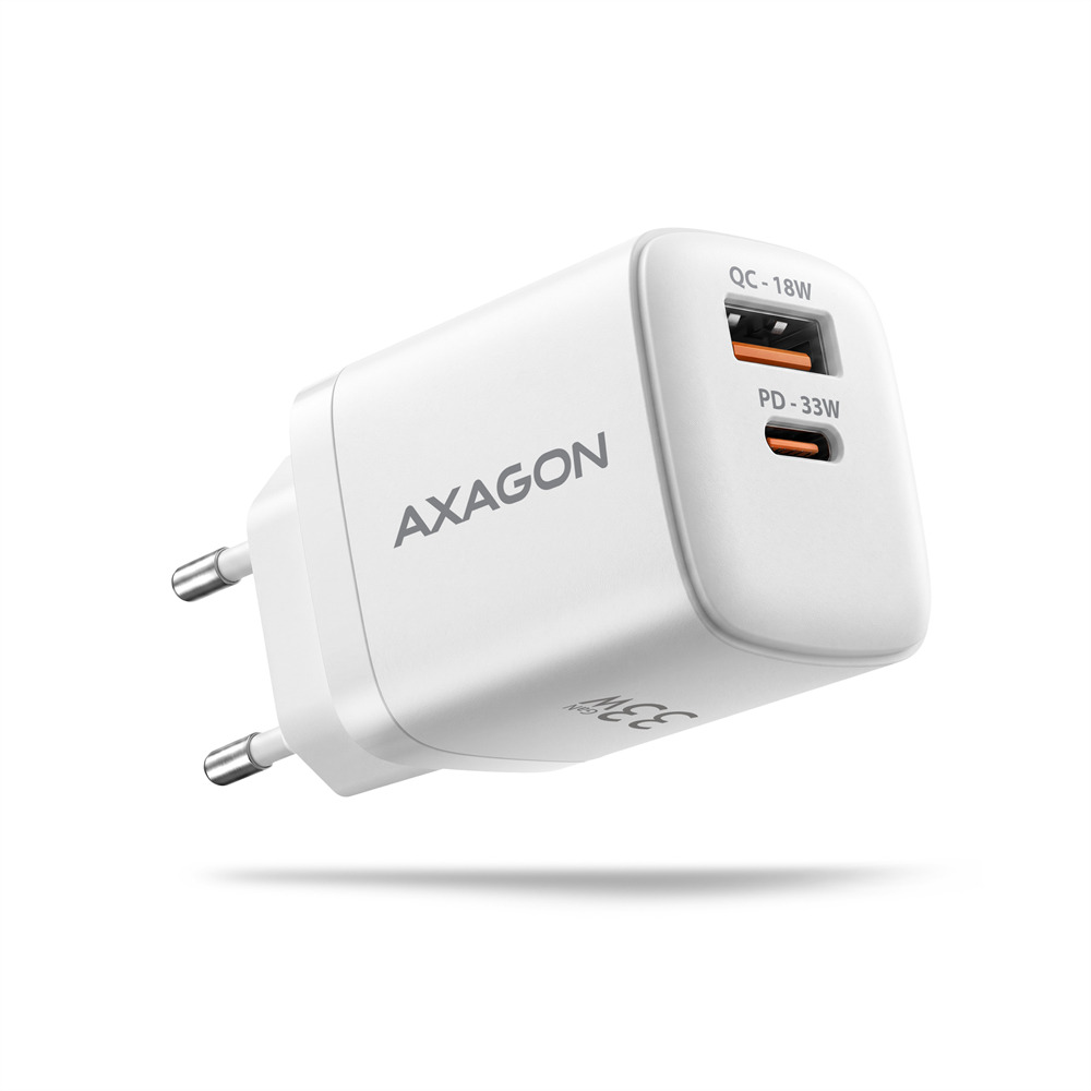 ACU-PQ33W GaN wall charger 33W, USB-A
