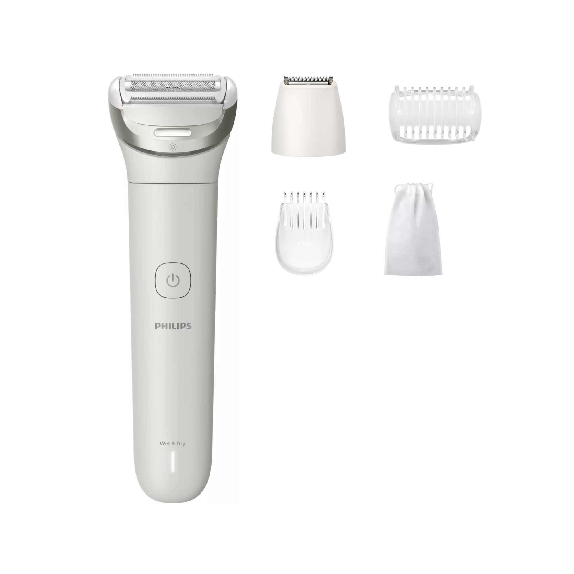 Philips Series 8000 BRL147 Ladyshaver Grå Hvid