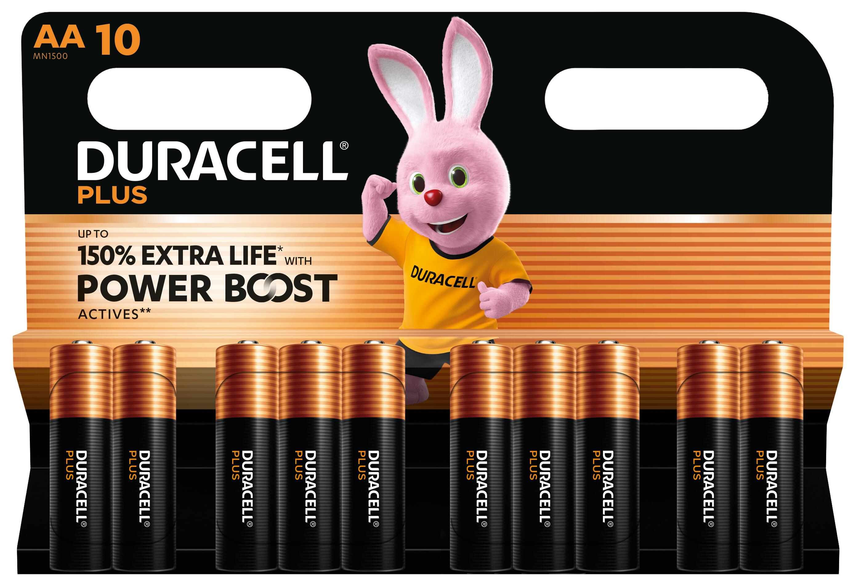 Duracell Plus Power Boost Mignon MN1500 AA LR6 1,5V