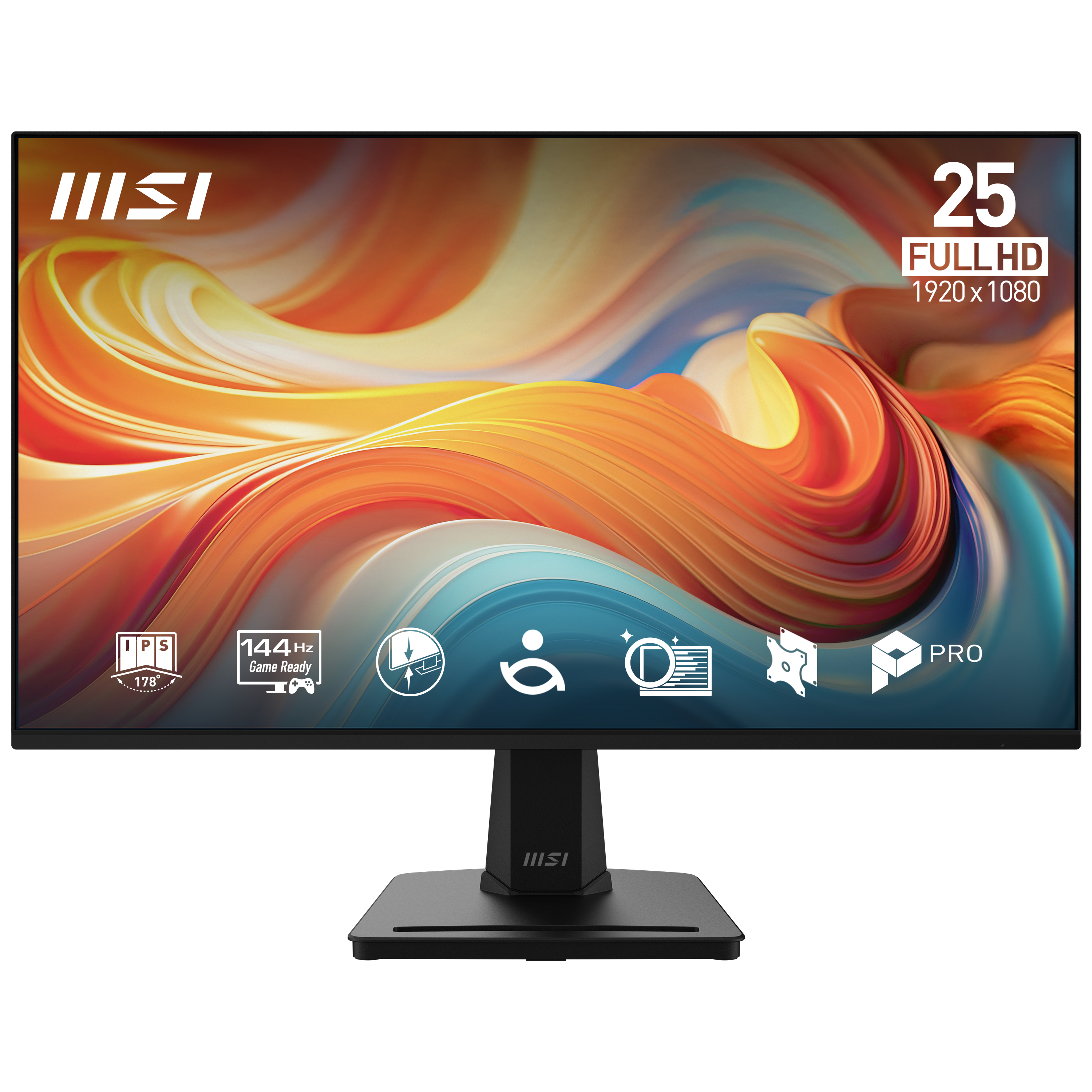 MSI PRO MP251 E14L 25 IPS 1920 x 1080 (Full HD) VGA (HD-15) VGA HDMI 144Hz