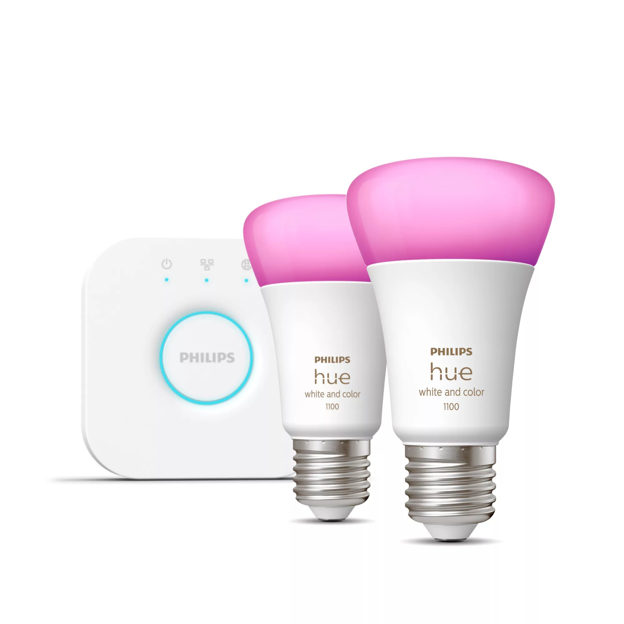 Philips Hue White and Color Ambiance Starter Kit Hvid