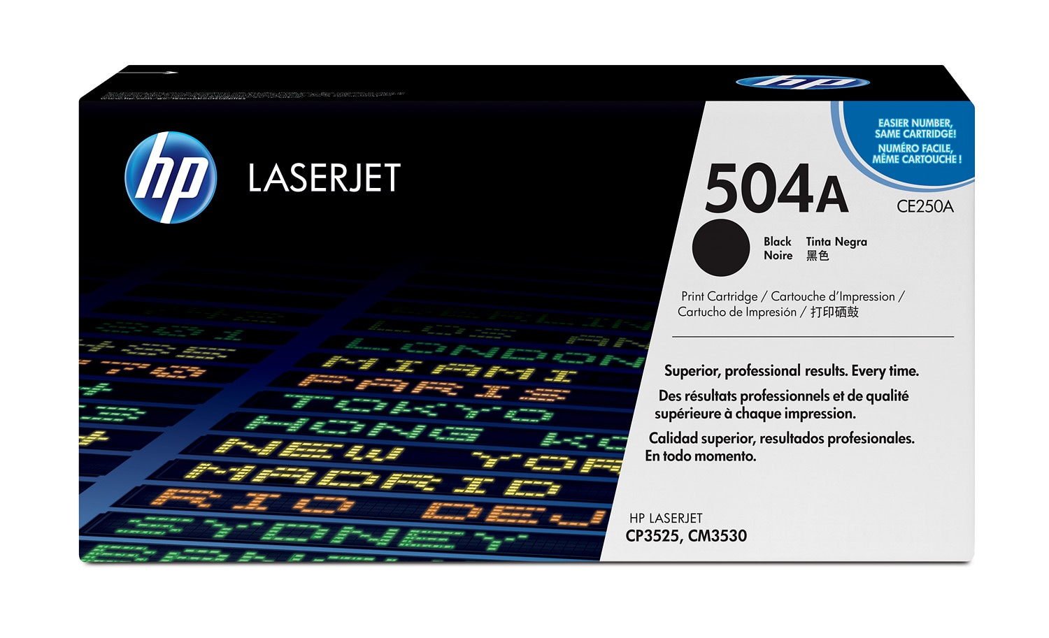 HP 504A - sort - original - LaserJet -