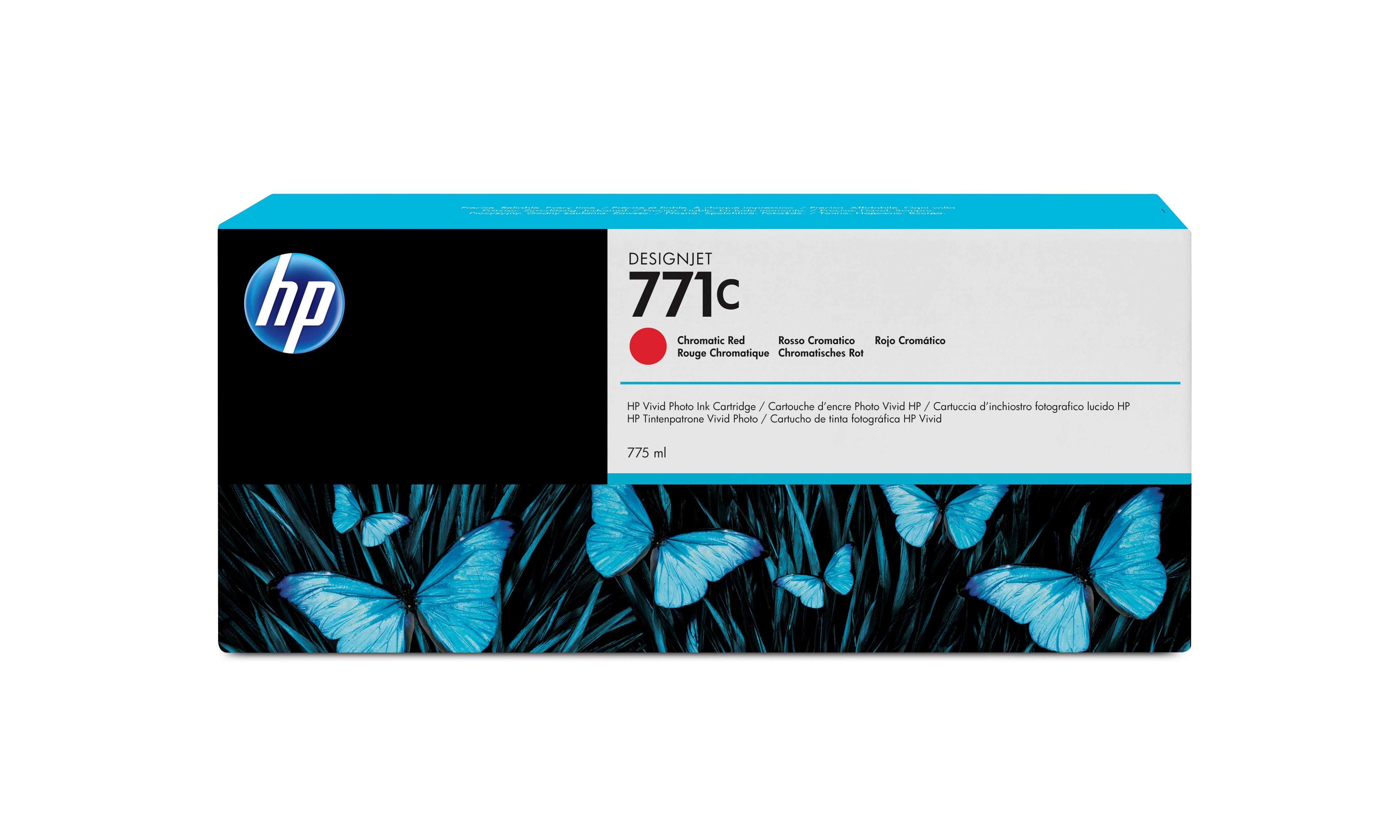 HP 771C Original Tinte chromatisch rot Standardkapazitt 775ml 1er-Pack