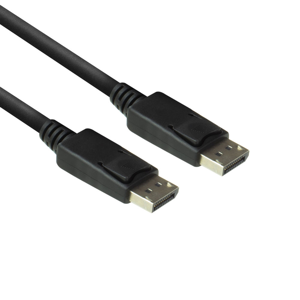 2 meter, DisplayPort connection cable, 2x DisplayPort male connector