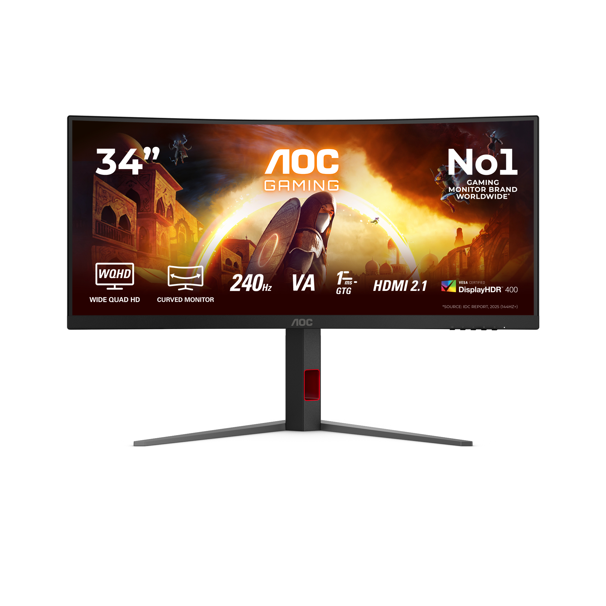 AOC Gaming CU34G4Z skærm - WLED - 34"