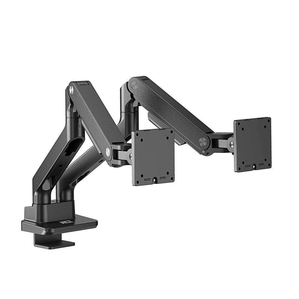 Monitor arm 34 inch office premium, gas spring, 2 monitoren