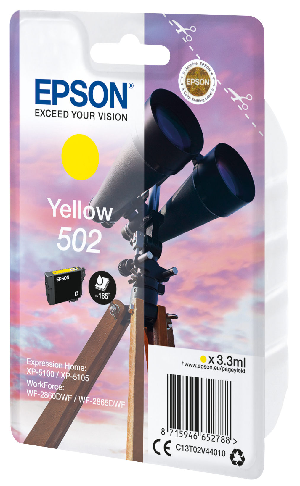 Epson 502 C13T02V44010 yellow