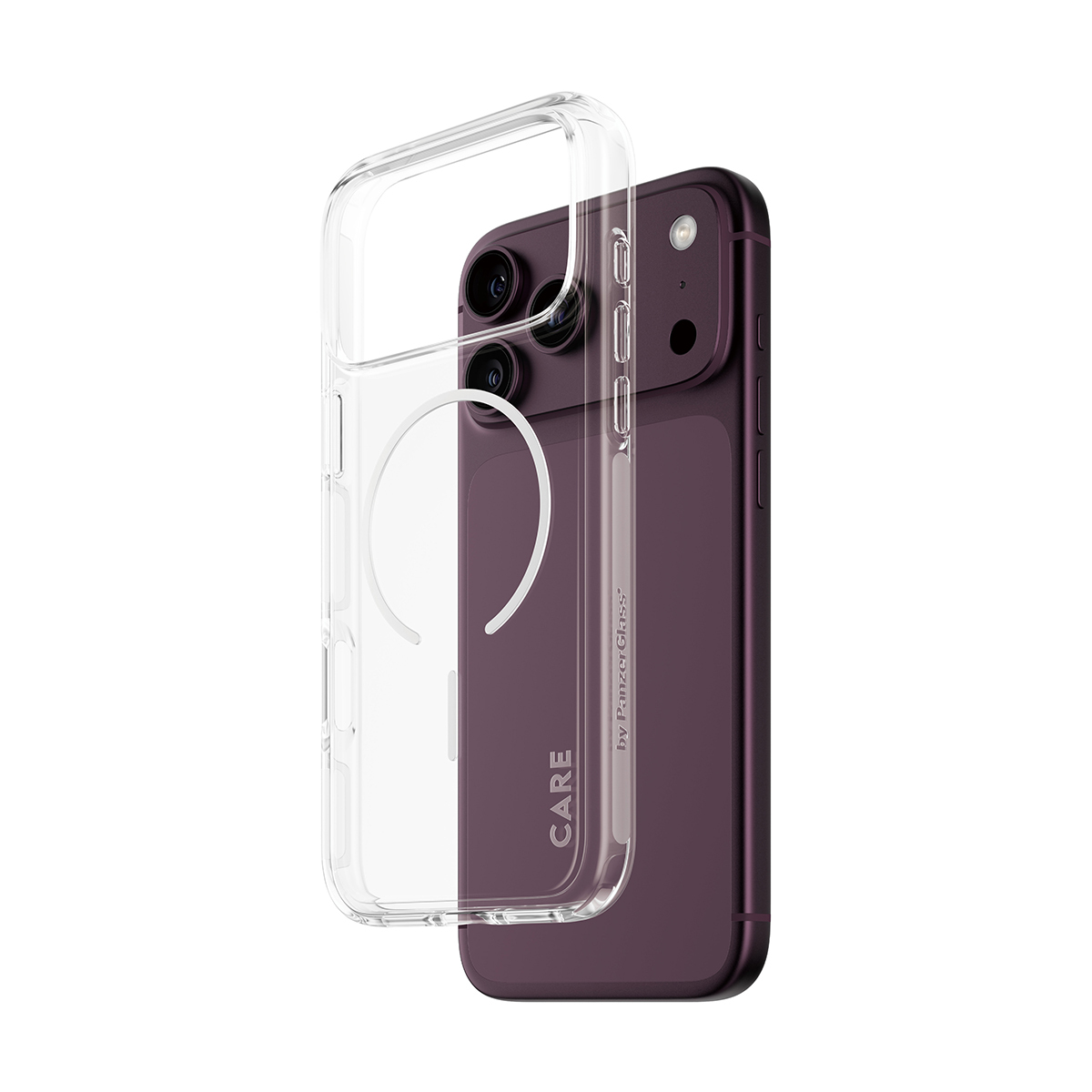 PanzerGlass CARE™ by ® Urban Explorer Case Transparent w. White Magsafe iPhone 2026 Pro Max | 17 Pro Max Beskyttelsescover Transparent
