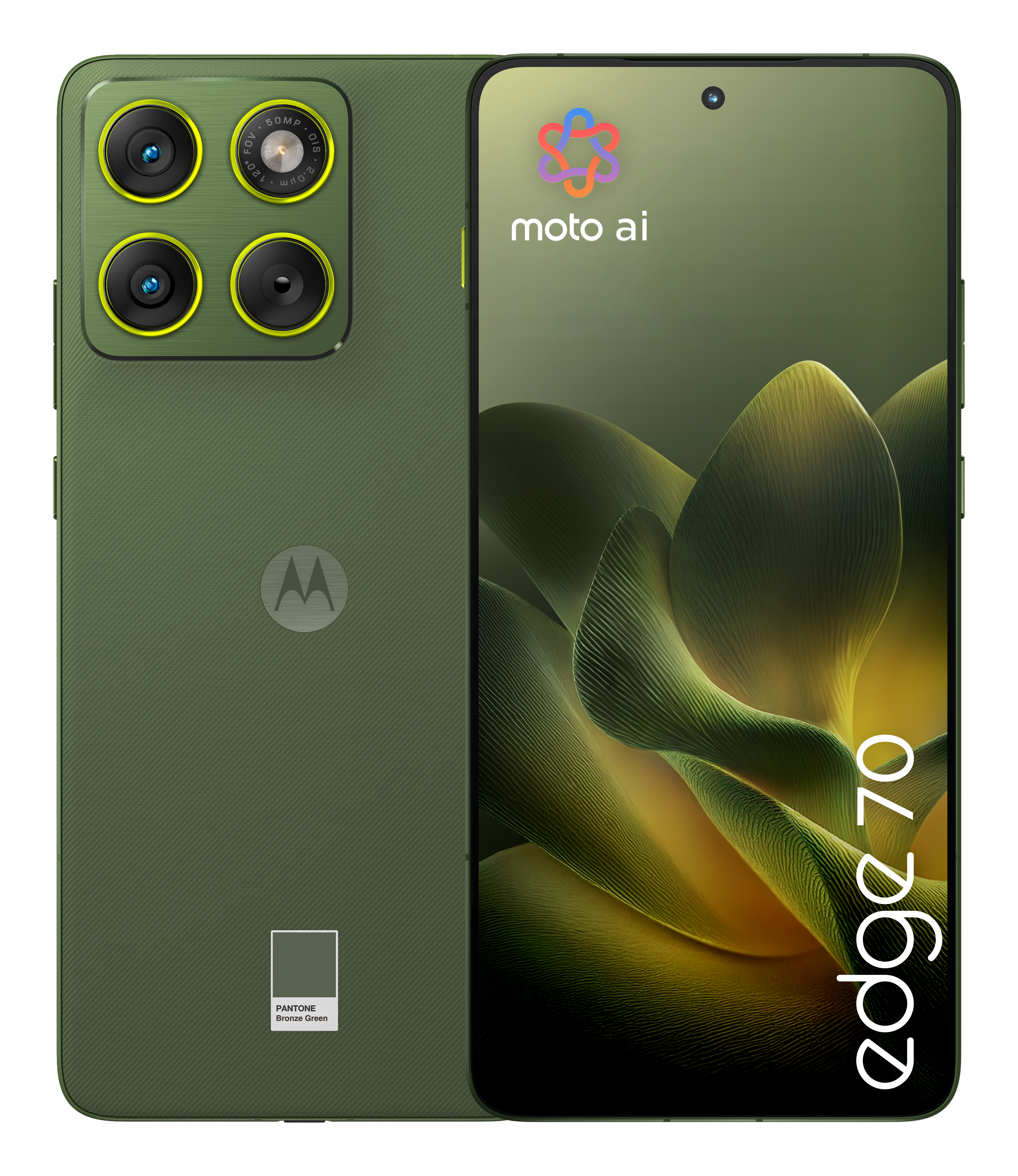 MOTOROLA Edge 70 XT2601-2 12GB 512GB 6.7inch 4800mAh 68W TC 15W WLC DS Bronze Green (USD)(P)