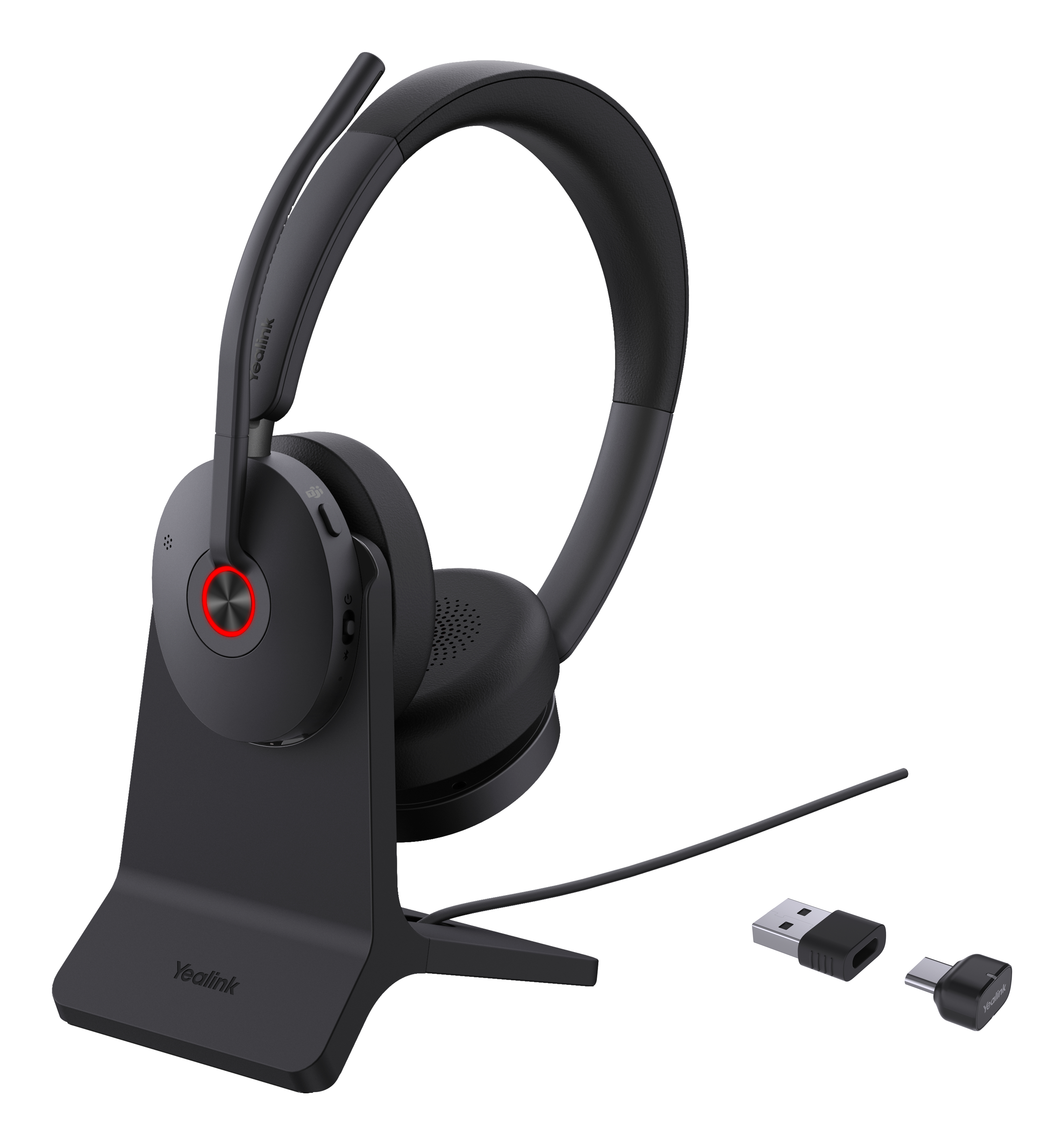 Yealink Bluetooth Headset BH74 with Stand Teams USB-C/A