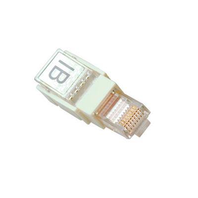 RJ45 (8P/8C) toolless modulaire connector for round cable
