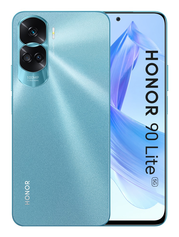 Honor 90 Lite, 17 cm (6.7"), 8 GB, 256 GB, 100 MP, Android 13, Blå