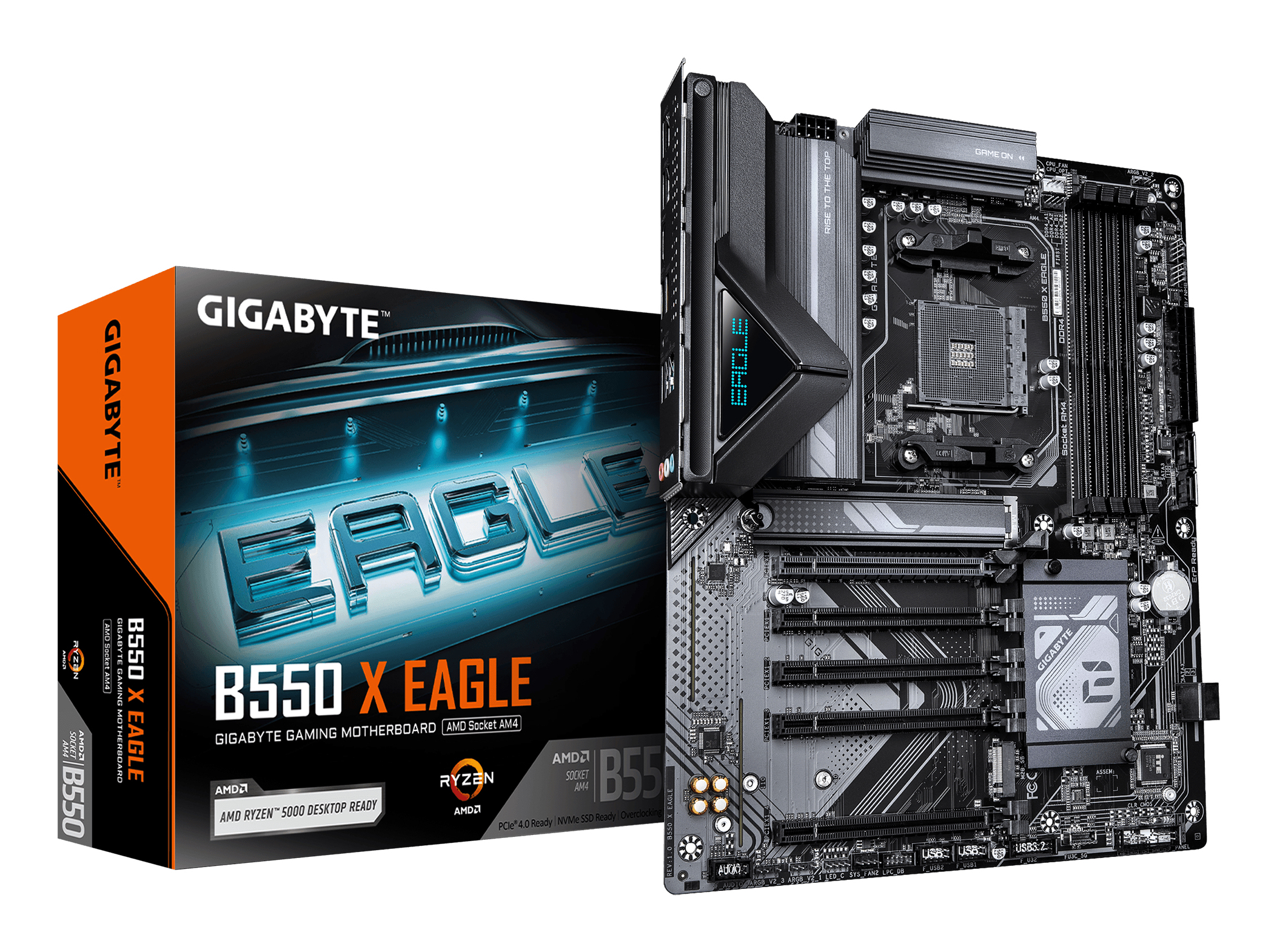 GIGABYTE B550 X EAGLE AM4 4xDDR4 HDMI 2xM.2