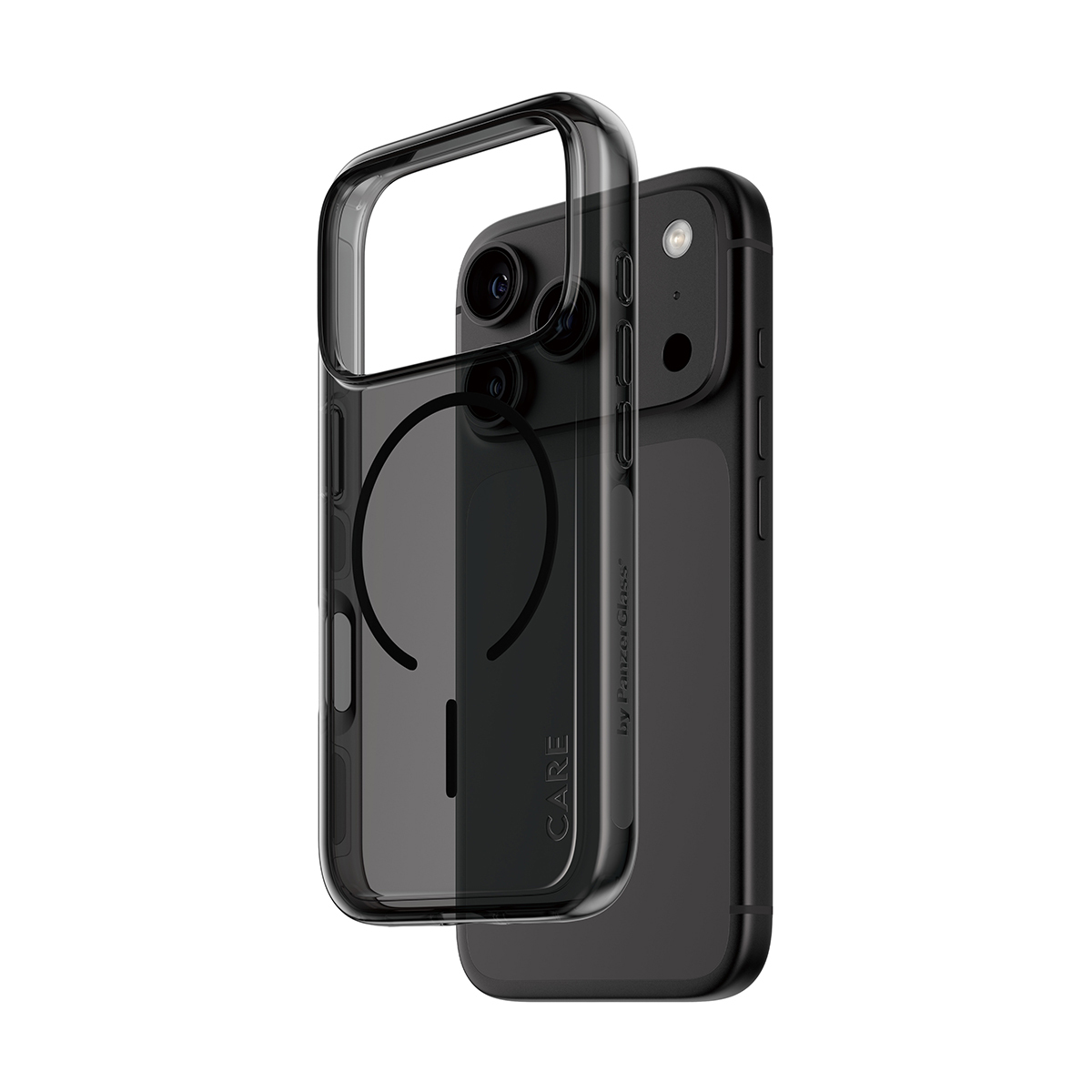 PanzerGlass CARE™ by ® Smokey Case m. Sort MagSafe iPhone 2026 Pro | 17 Pro