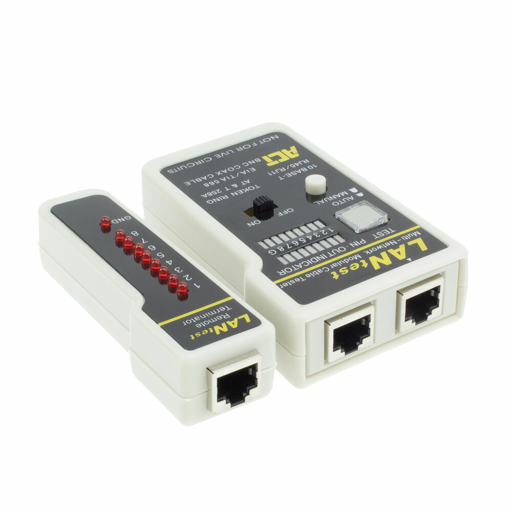 LAN cable tester - UTP/ STP/BNC