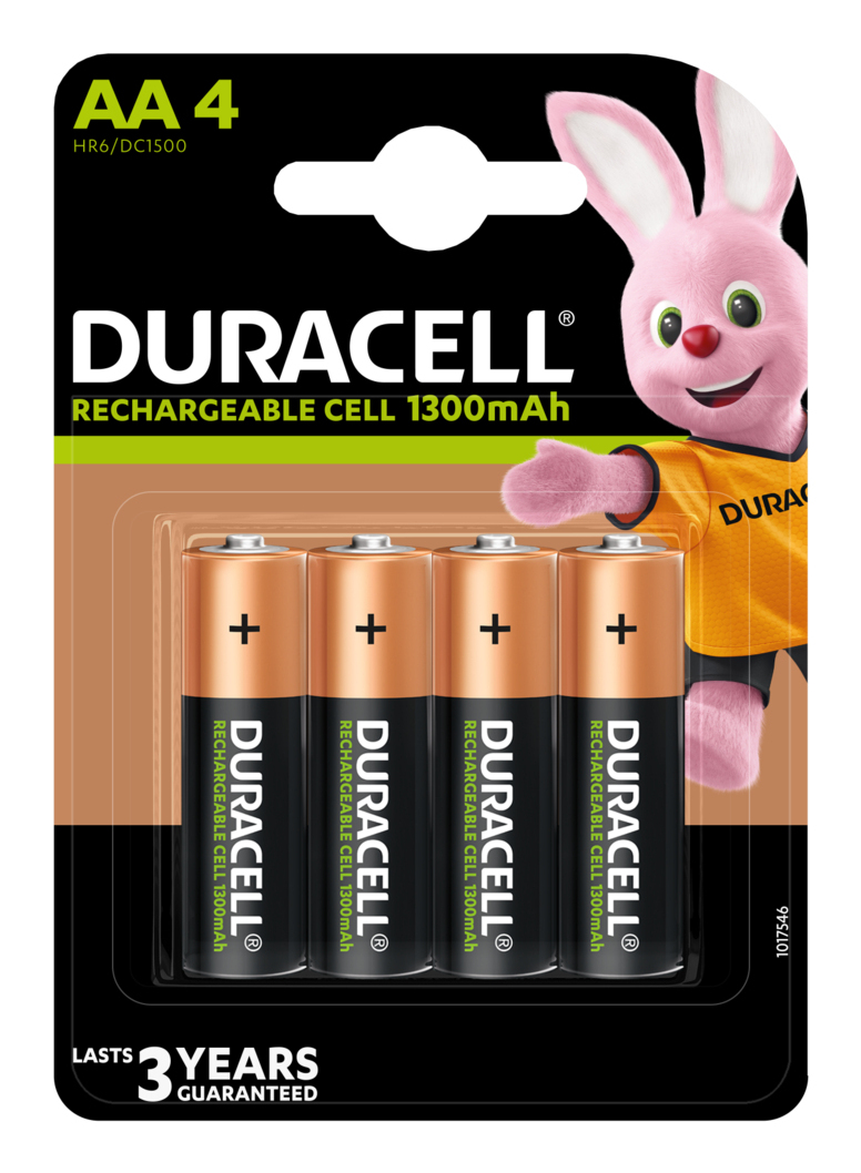 Duracell Recharge Plus AA type Batterier til generelt brug (genopladelige) 1300mAh 4