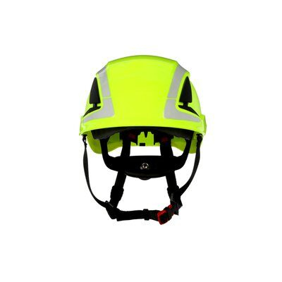3M X5014V-CE Schutzhelm mit UV-Sensor, reflektierend, belüftet Neon-Grün EN 397, EN 12492 (X5014V-CE)